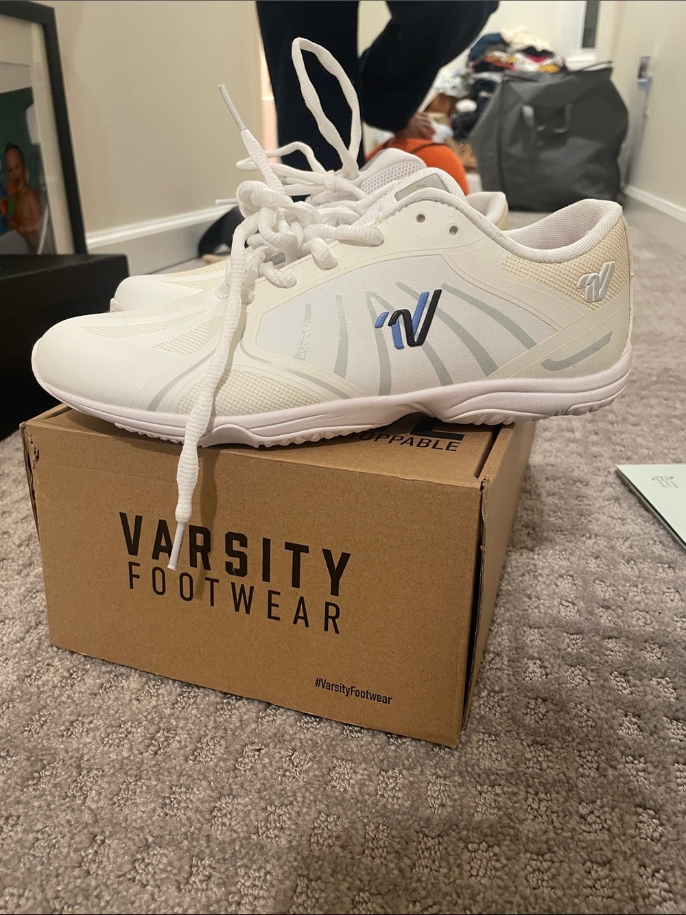 Varsity Cheer White Miza+ Sneaker